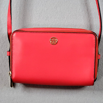 ショルダーバッグ・ポシェット Tory Burch  Shoulder Bags Women Patent Leather Red/Burgundy TORY BURCH Patent Leather Shoulder Bag Crossbody Bag Handbag