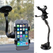 360 Rotate Sucker Car Phone Holder Flexible Mount Stand Mobile Cell Support for