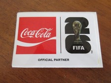 World Cup 2026 Coca-Cola Aufkleber Fu&szlig;ball WM USA sticker