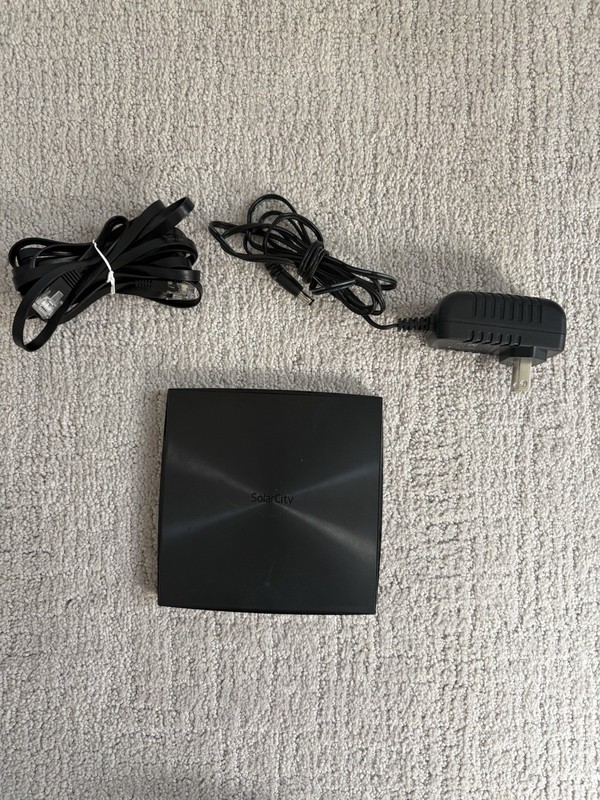 SolarCity Home Gateway GWY10 Solar Monitoring WiFi Ethernet w/ Power Adapter