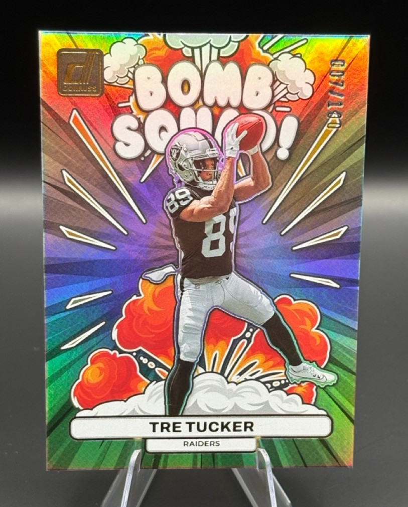 Tre Tucker Panini Donruss Bomb Squad #BS23 Holo