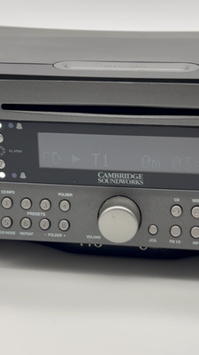 Vintage Cambridge SoundWorks Radio CD 740 Tabletop Stereo Black