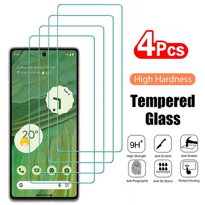 4PCS Tempered Glass Screen Protector For Smartphone Anti Explosion Scratch
