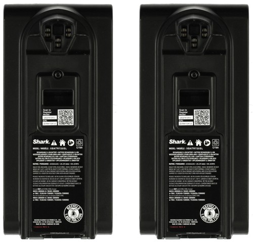 2-PACK Shark XBATR725SL Lithium-Ion Battery Vertex IZ840H IZ862H UZ865H