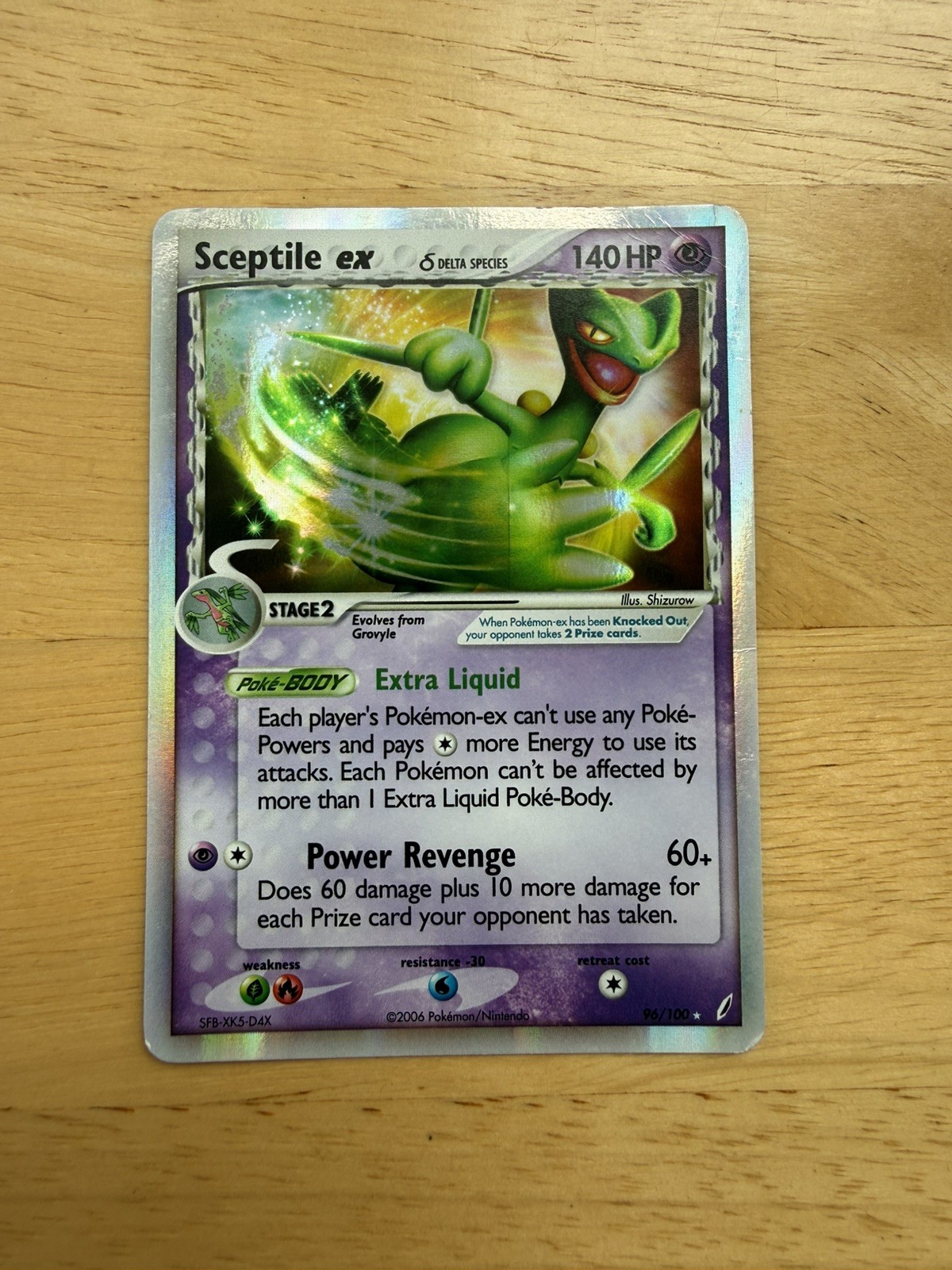 Pokemon Card - Sceptile ex (Delta Species) Crystal Guardians 96/100 MP-