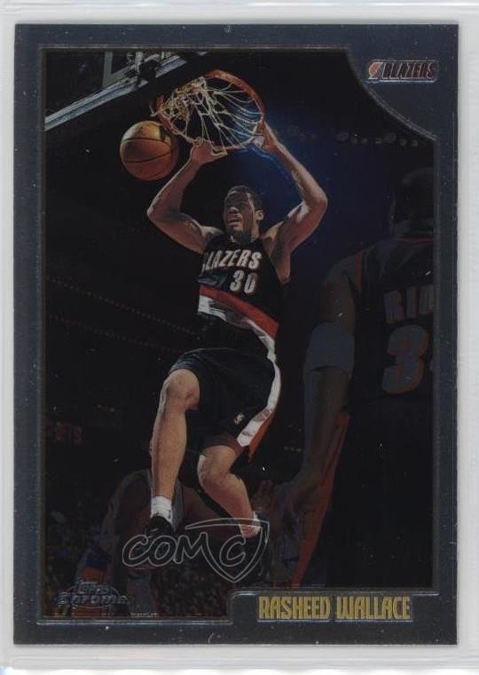 1998-99 Topps Chrome Rasheed Wallace #101 y0i