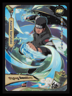 Naruto Kayou - Asuma Sarutobi Flying Swallow NRSA03-SSR-007L3 - SSR Holo