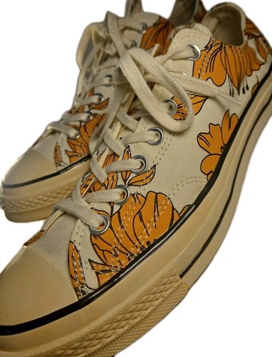 Shoe Sneaker Converse Women 9 VTG Floral Chuck 70 Cottage Boho Normcor Y2(5A) - Picture 7 of 13