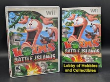 Worms Battle Islands ( Nintendo Wii ) CIB - Mint Disc - Tested