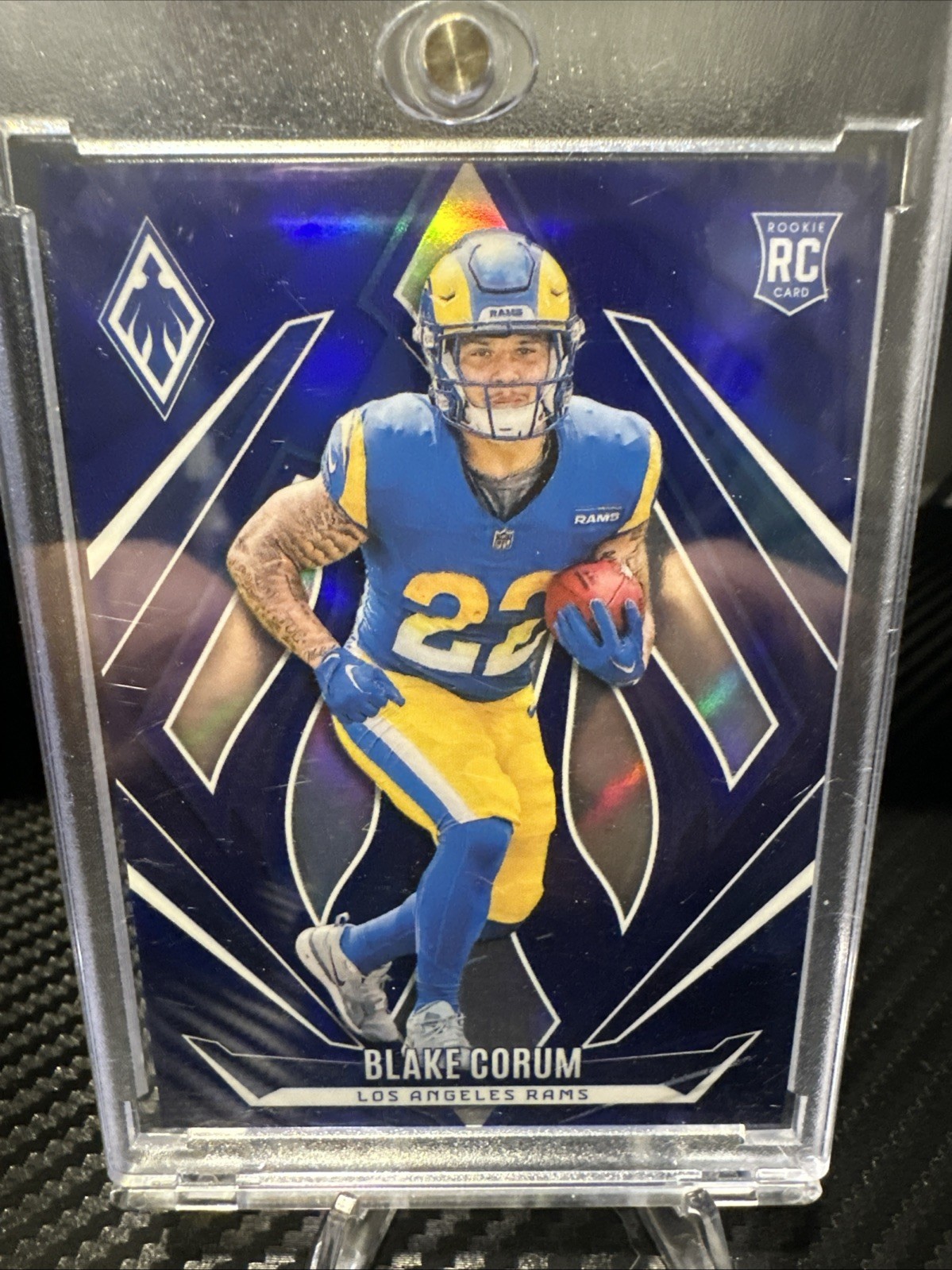 2024 Panini Phoenix - Rookies Blake Corum #158 Purple (RC) /50