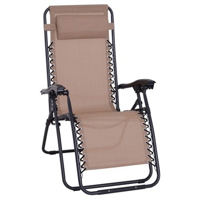 Zero Gravity Stuhl Metallgestell Sessel Outdoor klappbar liegend Sonnenliege mit
