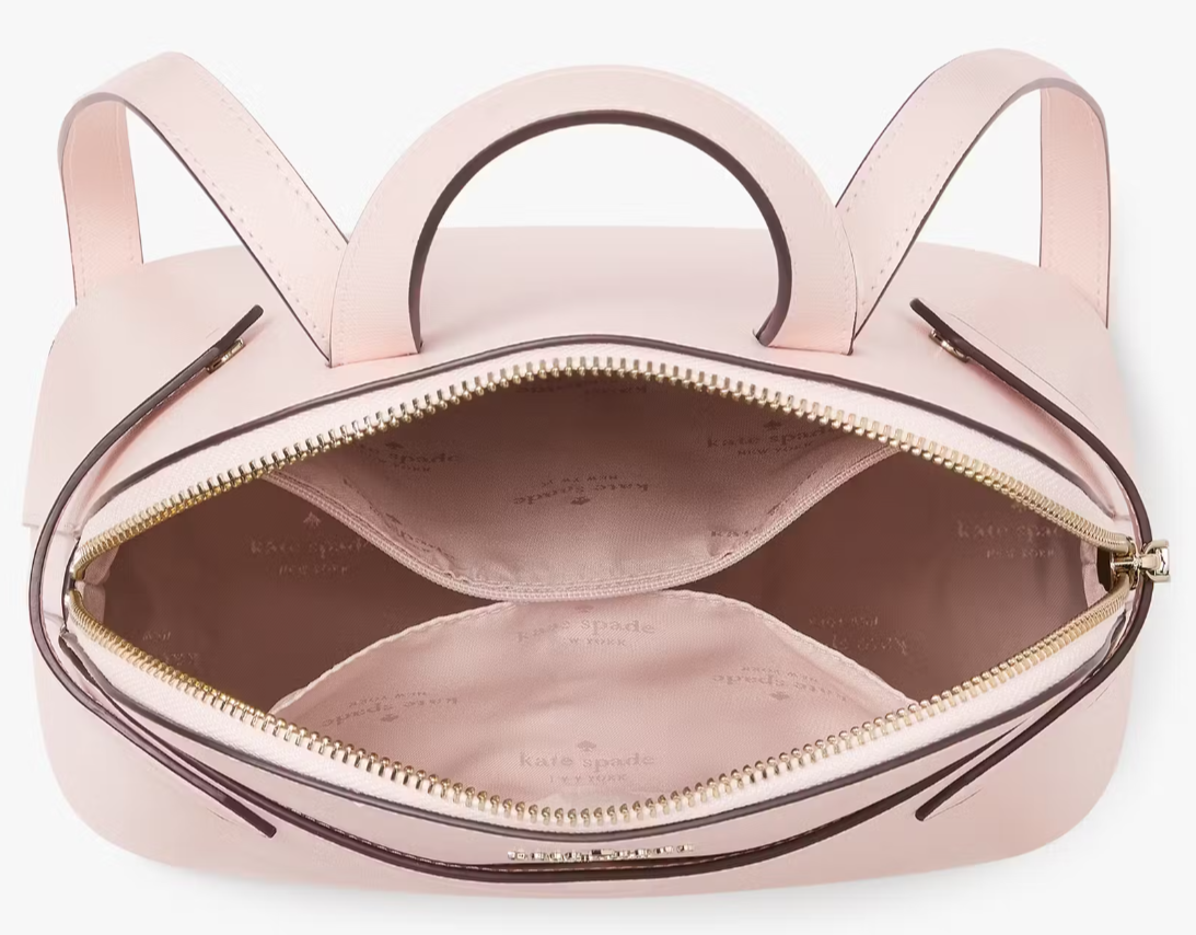 NWB Kate Spade Staci Dome Backpack Pastel Pink Leather KG021 