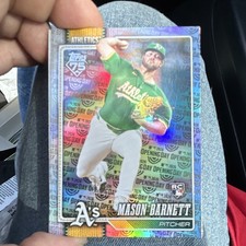 Topps 2026 Series 1 Rookie Short Print Mason Barnett #273 Oakland Athletics