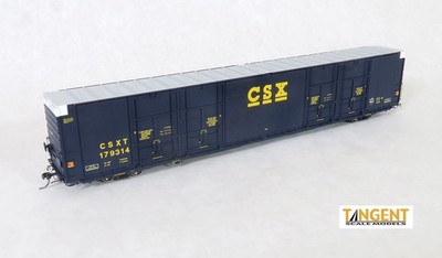 Tangent Scale Models CSX Greenville 86' High Cube Box Car 25517 HO Scale CSXT