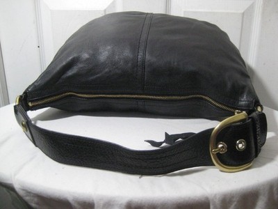 美品‎꙳⟡COACH BLACK bag y2k Vintage Y2K COACH F11838 Black Soft Leather Hobo Shoulder Bag. | eBay