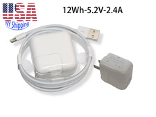 OEM Genuine 12W 5.2V2.5A Power Adapter Charger for iPad iPhone With USB-C Cable