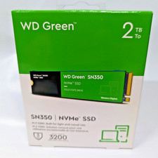 Western Digital 2TB WD Green SN350 NVMe Internal SSD - Gen3 PCIe, M.2 2280 NEW