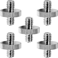 Standard 1/4"-20 Male to 1/4"-20 Male Threaded Tripod Screw Adapter Standard Tri