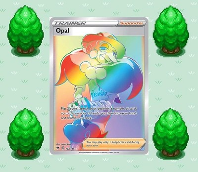 Pokemon - Opal (Secret) - 197/185 - SWSH04: Vivid Voltage - Holo - Secret Rare