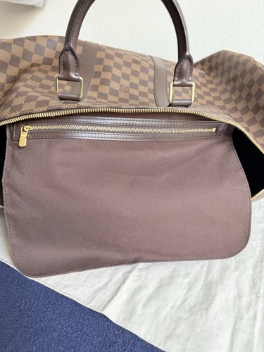 Auténtico bolso de viaje Louis Vuitton Keepall Bandouliere 55 Damier Level - Imagen 6 de 24