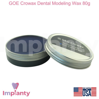 GOE Crowax Dental Modeling Wax 80g Dentistry Model Casting Framework Techniques