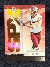 16/25 Chris Cooley 2004 Upper Deck SPx SPxciting Rookies Gold #118 Redskins