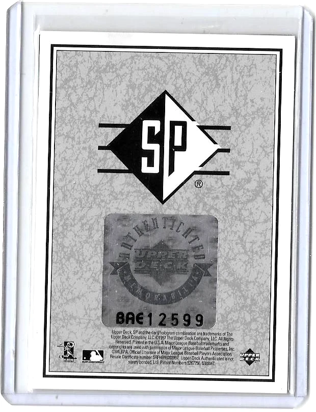 TONY GWYNN 1997 SP AUTÉNTICA RECOMPRA FIRMADA A MANO Y # AUTÓGRAFO CERTIFICADO Foto 2 de 2