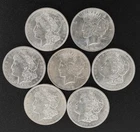 1921 Morgan Dollars & 1922-1923 Peace Dollars (lot Of 7 Coins) BU 90% Silver