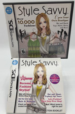 Nintendo DS Style Savvy Authentic, Original Case Manual ONLY - NO Game