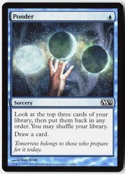 Ponder - Magic 2012 Core Set (M12) #73 Common
