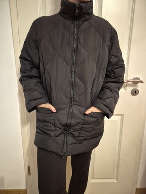 Federleichte warme Daunen Jacke lange Steppjacke Gr. 40 Laura Lebek