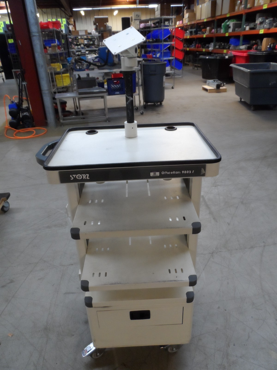 Karl Storz 9803 T endoscopy office cart with keys (26293) | eBay