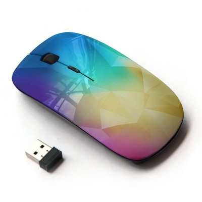 [ Optical 2.4G Wireless Mouse [ Polygon Colors ]