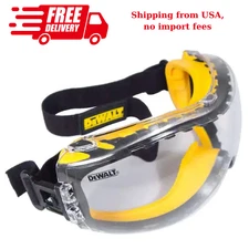 DEWALT DPG82 Concealer Safety Goggles with Clear Anti-Fog Lens