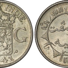 Netherlands - 1/4 Gulden - 1941 - KM#319 - Item #1 - Silver .720 - 0.074 ASW