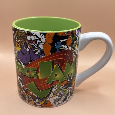 SPACE JAM MUG CUP 14oz Warner Bros Looney Tunes Silver Buffalo ALL CHARACTERS
