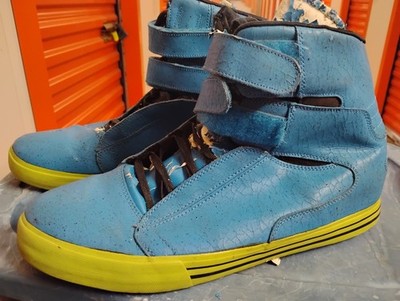 RARE SUPRA TK SOCIETY HIGH TOP SKATEBOARDING SHOES! skytop Osiris DC ES  SB DVS
