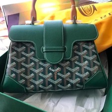 Goyard Shoulder Saigon Bag Soft Bag Green
