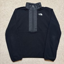 The North Face Jacket Teen XL 14-16 Black Fleece 1/4 Zip Pullover NF0A7WQPJK3