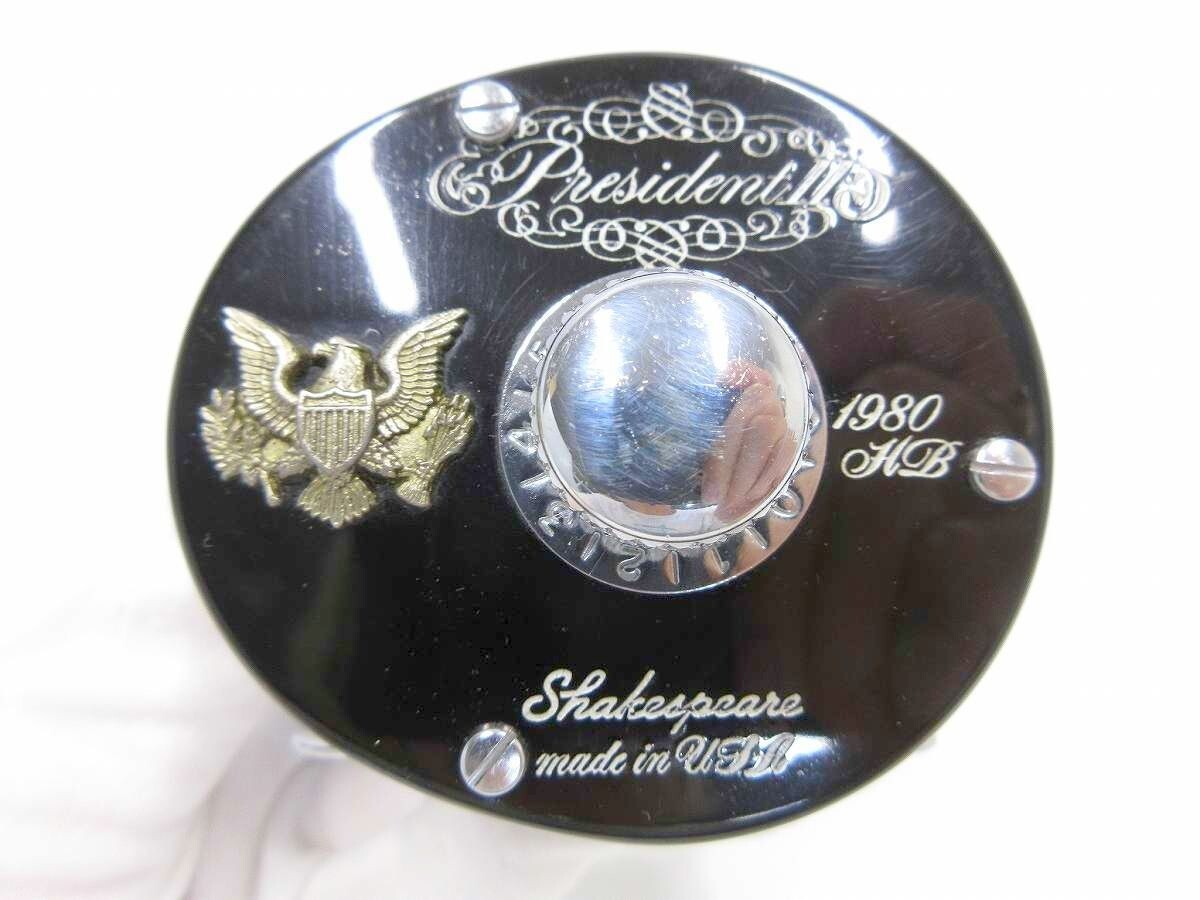 SHAKESPEARE PRESIDENT II 1980HB BAITCASTING REEL FISHING