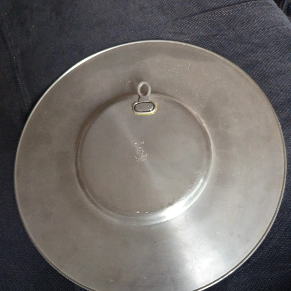 Röders Soltauer Zinn Randmotiv Teller Lüneburger Heide 27 cm 879 Gramm