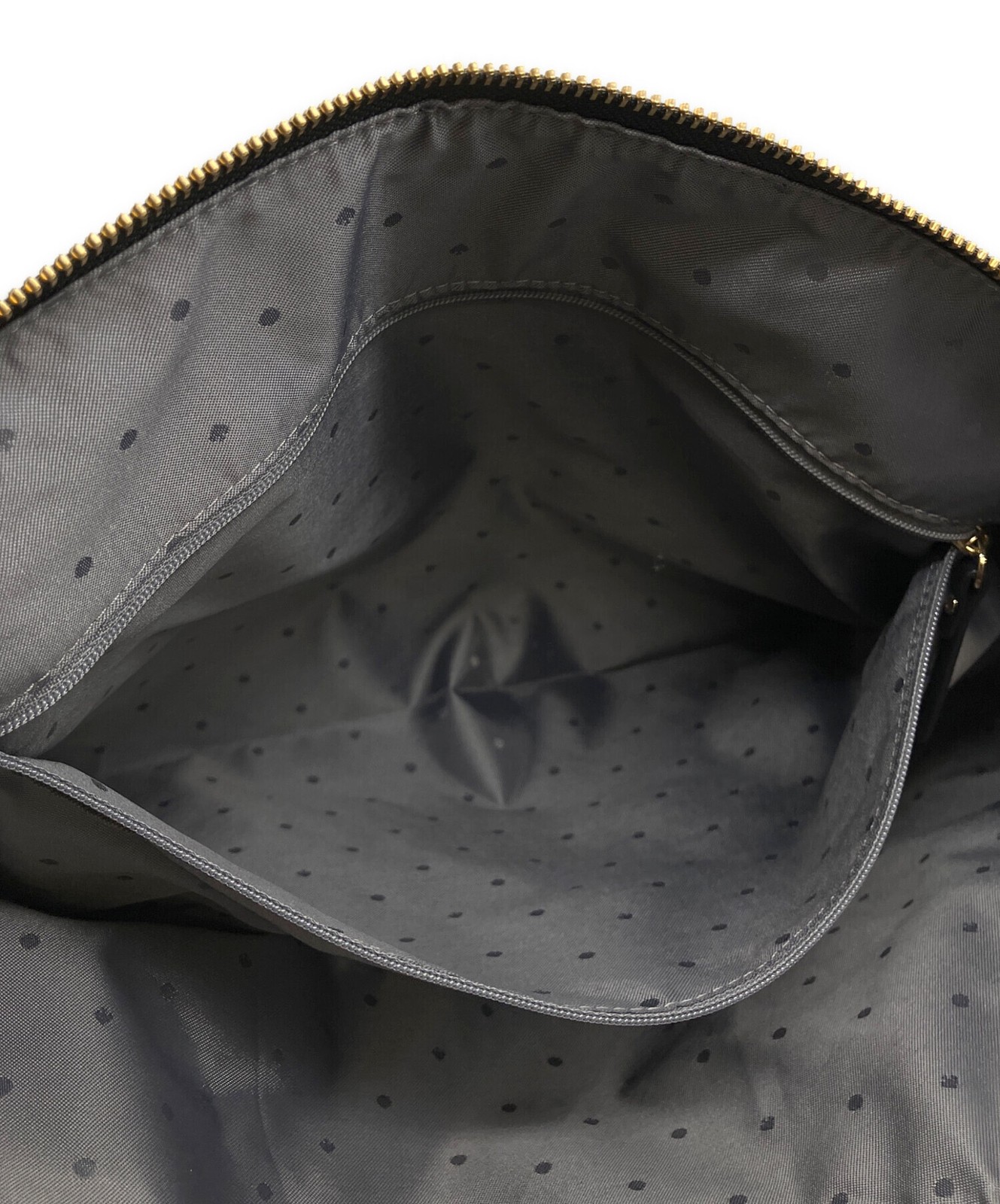 Kate Spade Navy Leather Tote Bag Women Used Authentic thumbnail 11