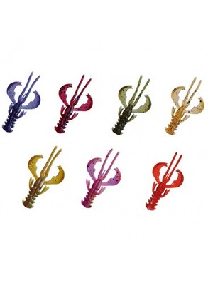 Crazy Fish Nimble 1.2'' Gummiköder Creature Barsch Forelle Zander (16 Stk.)
