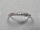 GRANDMA GRABE'S BEAUTIFUL VINTAGE 925 STERLING SILVER CZ 1.1G RING SIZE 7