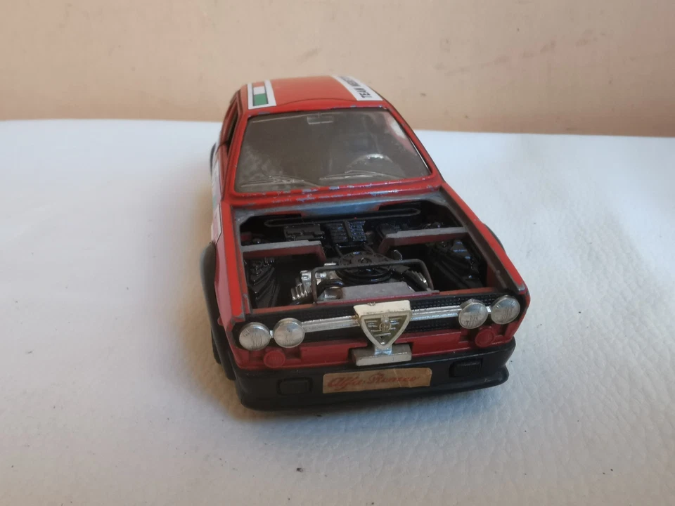 Mattel Mebetoys Alfasud Sprint rally scala 1/24 incompleta - Immagine 3 di 4