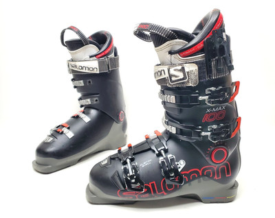 SALOMON X-MAX 100 Alpine Downhill Ski Boots Men's MP 27 / 27.5
