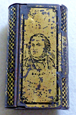 Rare Antique Bryant & May's Patent London, John Bright (Politician) Match Safe
