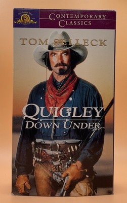 Quigley Down Under VHS 1990, 1997 Tom Selleck **Buy 2 Get 1 Free**