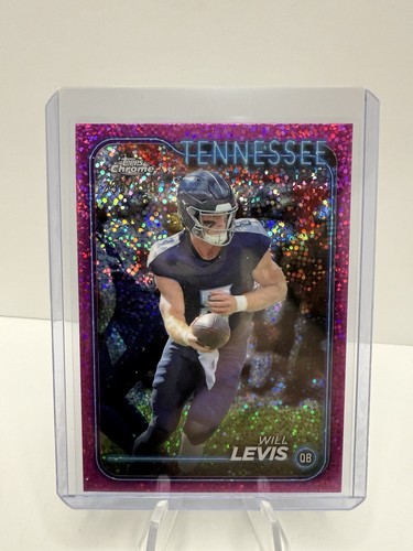 2024 Topps Chrome Lot Of 3 Will Levis Serial Numbered Refractors (/25, /75, /399 - Picture 14 of 20