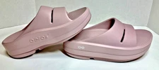 OOFOS OOMega OOAHH Women's Size 8 Stardust Platform Comfort Slide